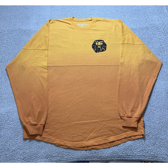 The Lion King Shirt Large Orange Sunset Disney Spirit Jersey Long Sleeve - Picture 2 of 16